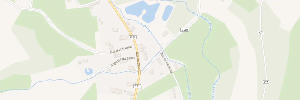 Plan du 28 Rue du Dinan à Thoiré-sur-Dinan