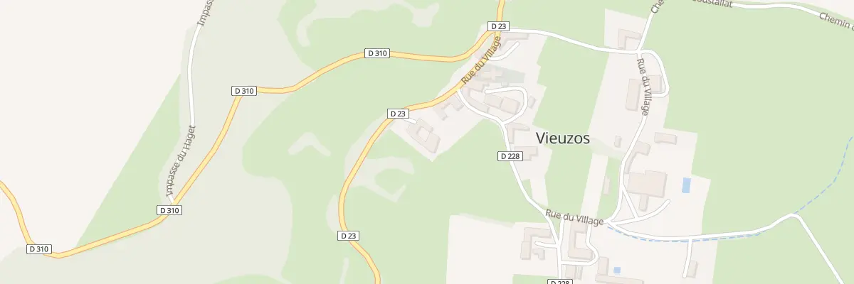 Plan du 5020 Le Village à Vieuzos