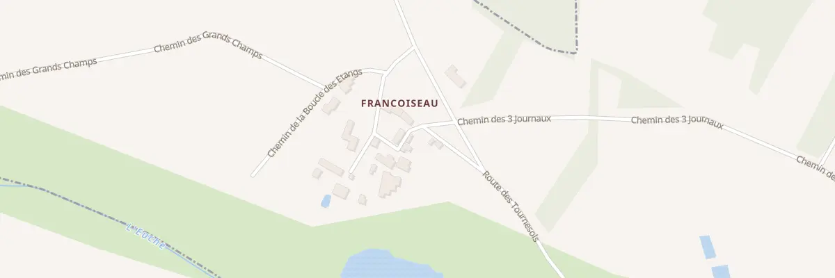 Plan du 18A Francoiseau à Chapdeuil