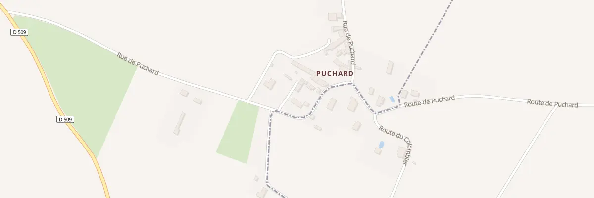 Plan du 125 Puchard à Theneuil