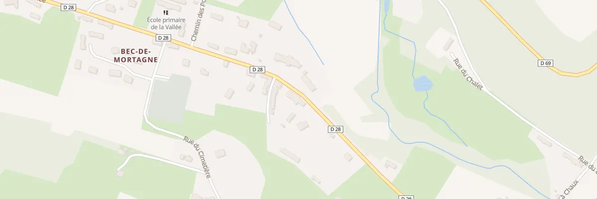 Plan du 54 Rte de la Vallée à Bec-de-Mortagne