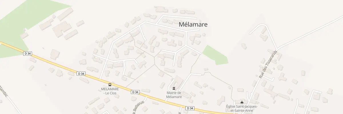 Plan du 39 Lot Le Clos à Mélamare