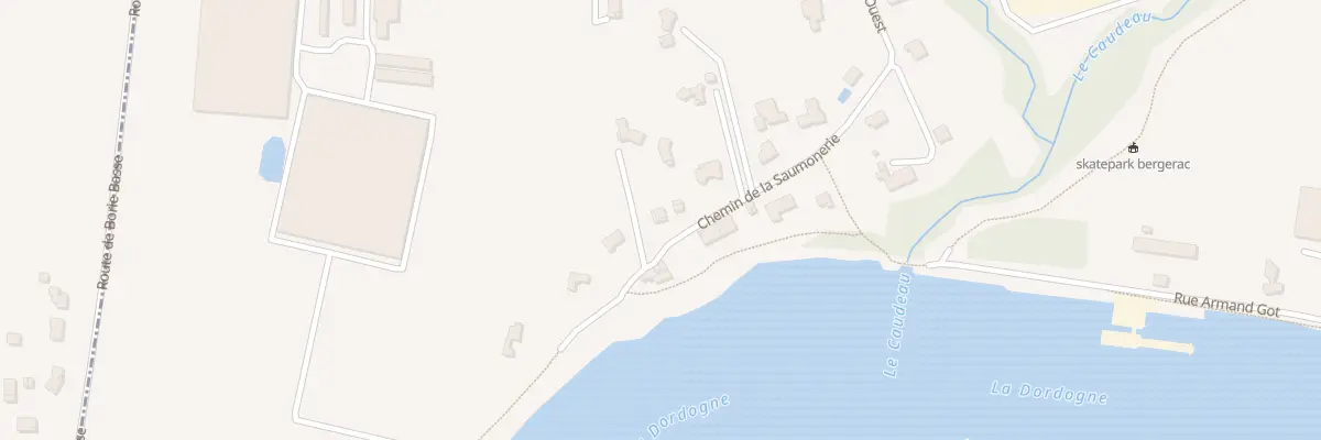 Plan du 22 Che du Barrage Ouest à Bergerac