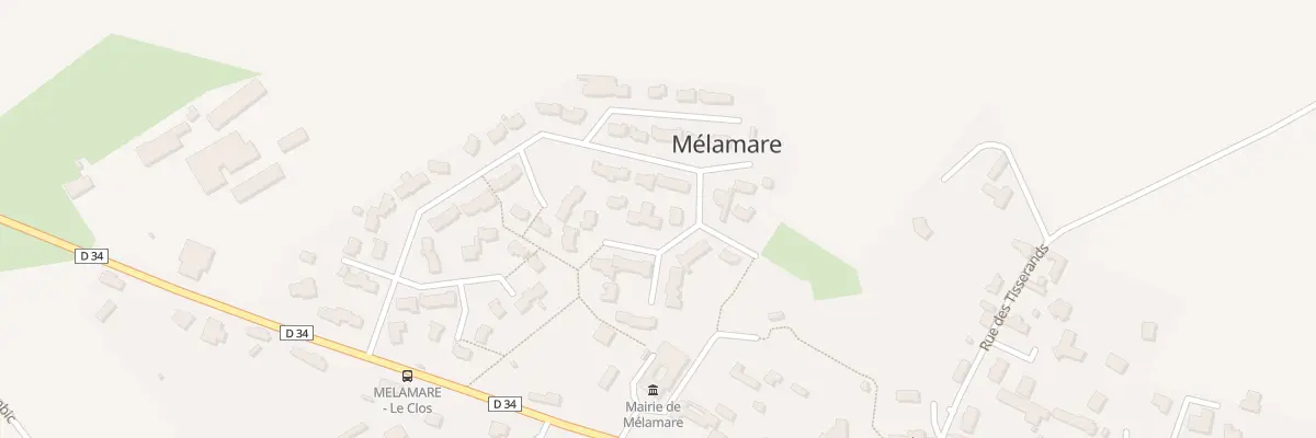 Plan du 46 Clos de Melamare à Mélamare