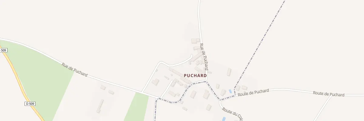 Plan du 145 Puchard à Theneuil