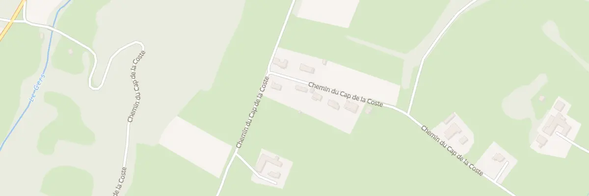 Plan du 12 Che du Cap de la Coste à Uglas