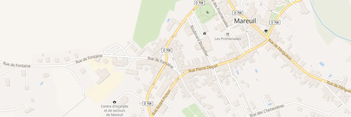 Plan du 10 Pl du Marché à Mareuil en Périgord
