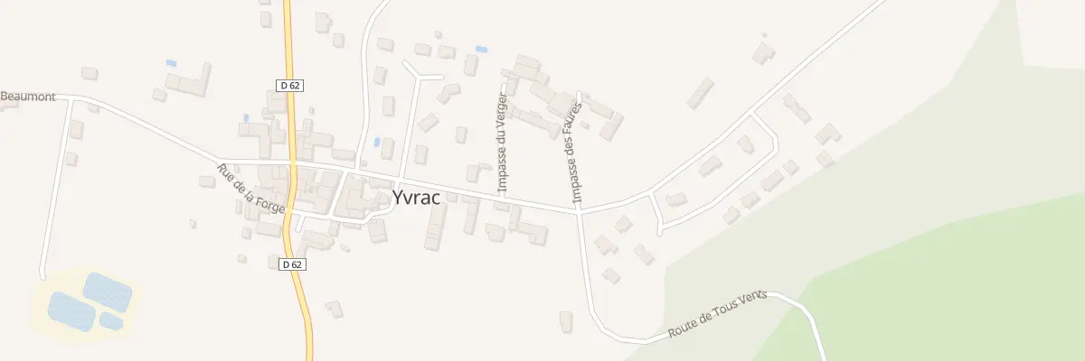Plan du 1 Imp des Faures à Yvrac-et-Malleyrand