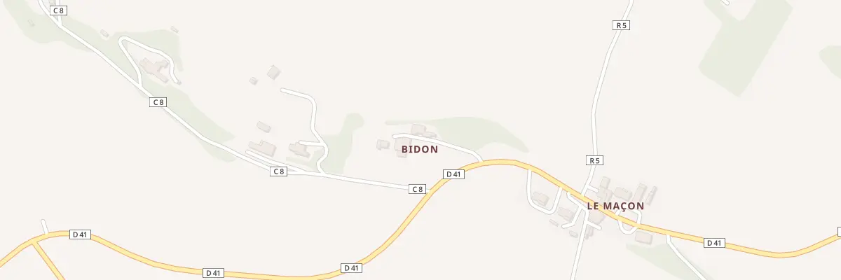 Plan du 5046 Bidon à Castelnau-sur-l’Auvignon