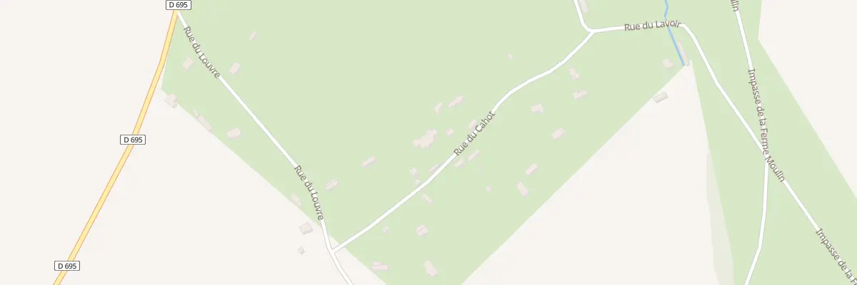 Plan du 214 Rue du Cahot à Fontaine-la-Louvet
