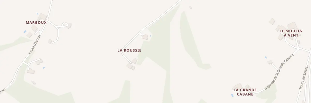 Plan du 100 La Roussie à Razac-d’Eymet