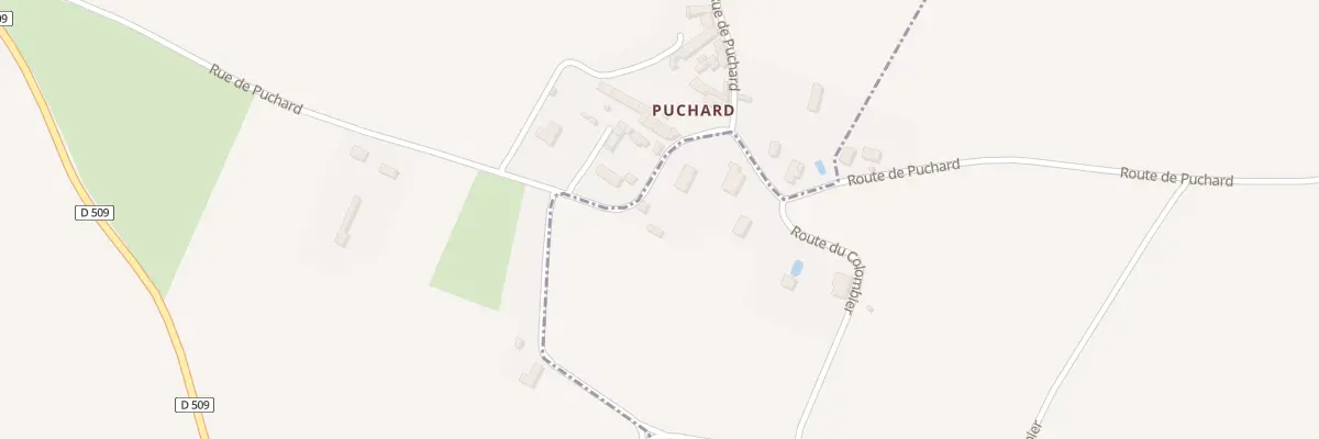 Plan du 5001 Puchard à Parçay-sur-Vienne