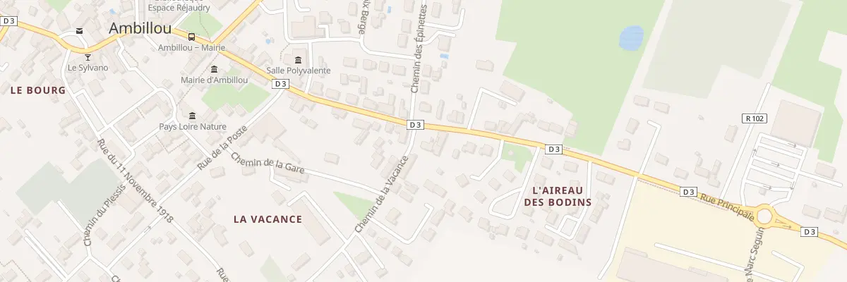 Plan du 38 Rue Principale à Ambillou