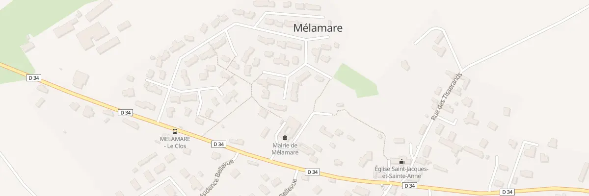Plan du 5035 La Mare des Tilleuls à Mélamare