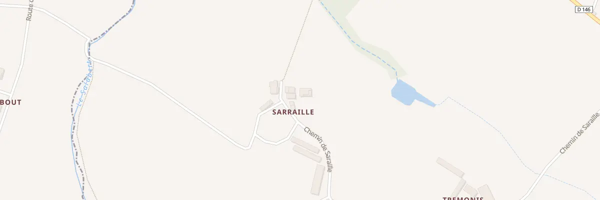 Plan du 840 Che de Saraille à Lacépède
