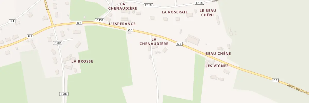 Plan du 170 Rte de la Ferte à Bonnétable