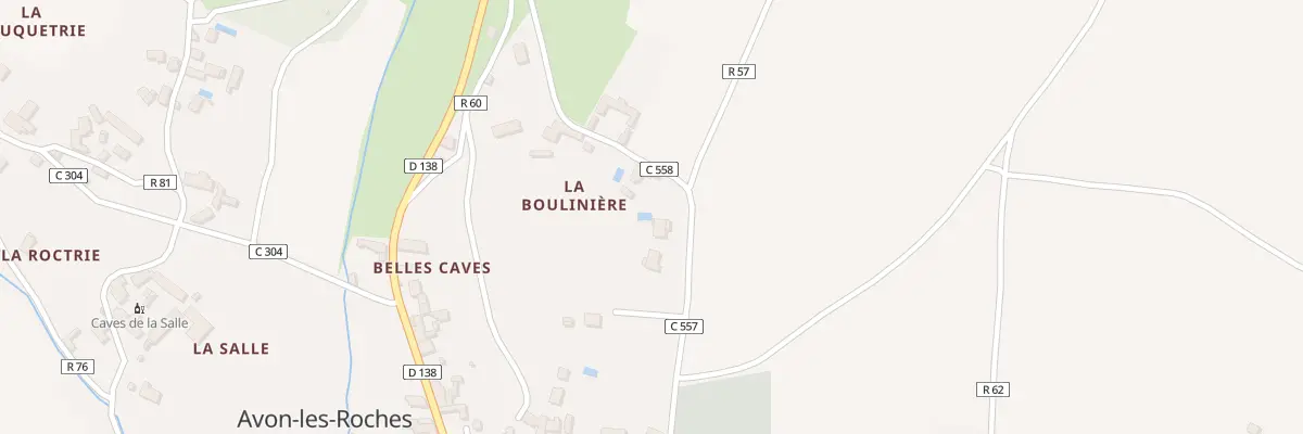 Plan du 3B La Bouliniere à Avon-les-Roches