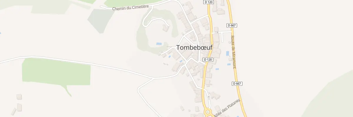 Plan du 138 Le Bourg à Tombebœuf