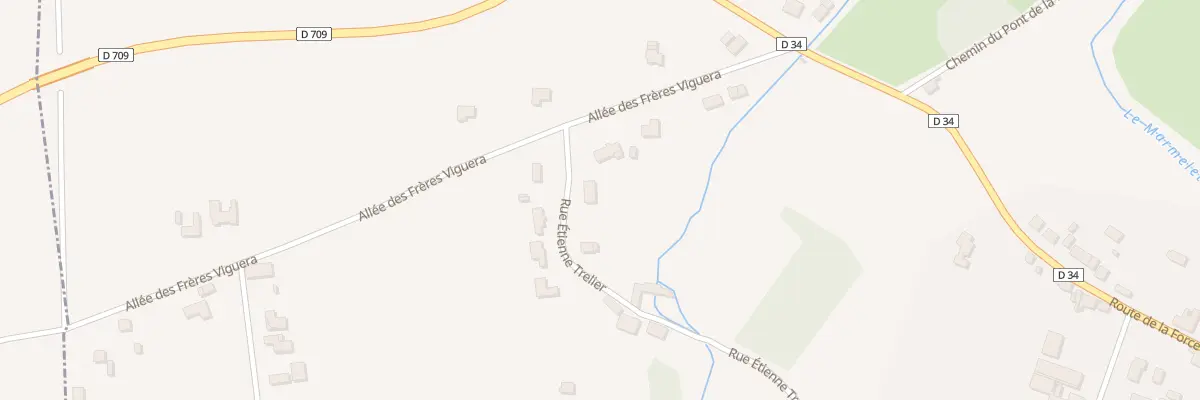 Plan du 33 Rue Etienne Trelier à Bergerac