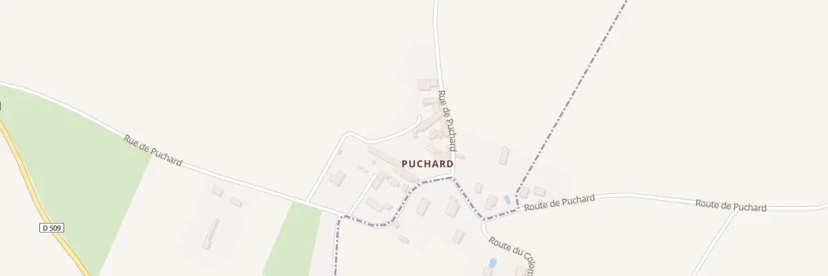 Plan du 15 Puchard à Theneuil