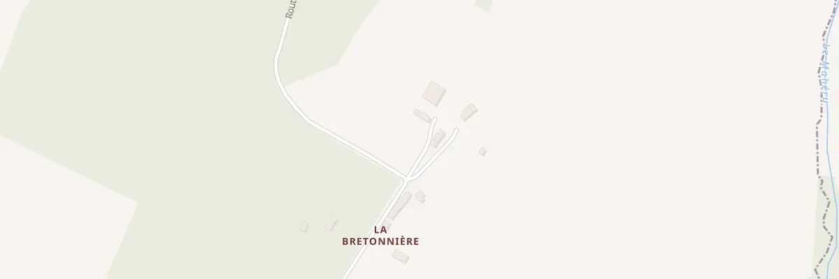 Plan du 1 Rte de la Bretonnière à Mahéru