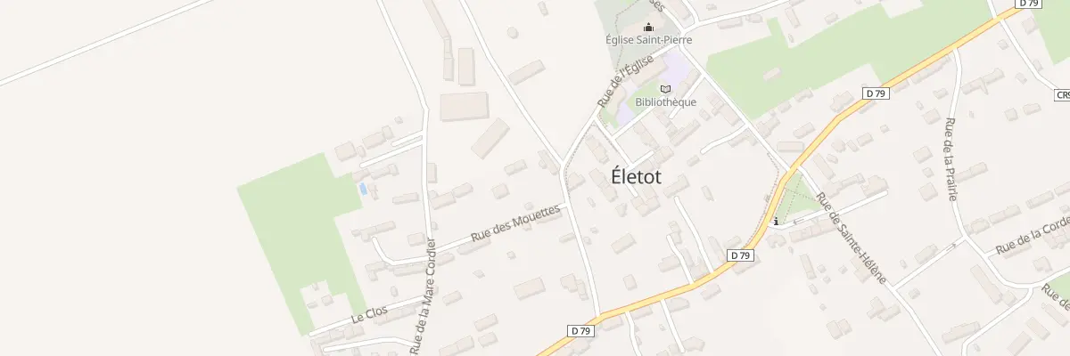 Plan du 306 Rue de l’Eglise à Életot