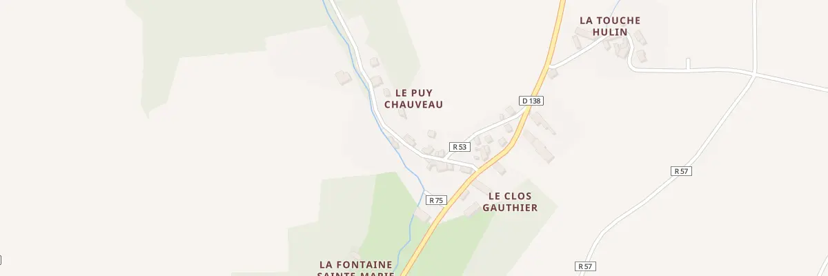 Plan du 6 Puy Chauveau à Avon-les-Roches