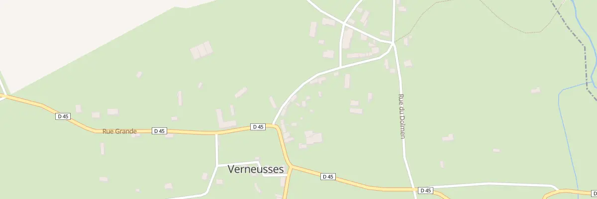 Plan de Rte de Montreuil à Verneusses
