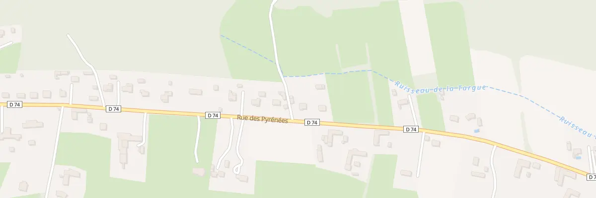 Plan du 49 Rue des Pyrénées à Cantaous