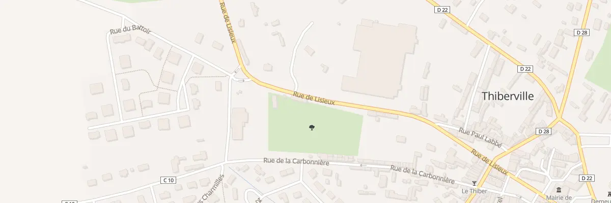 Plan du 33 Rue de Lisieux à Thiberville