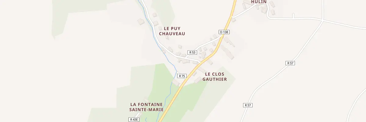 Plan du 103 Le Puy Chauveau à Avon-les-Roches