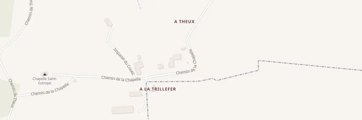 Plan du 5035 A Theux à Saint-Élix-Theux