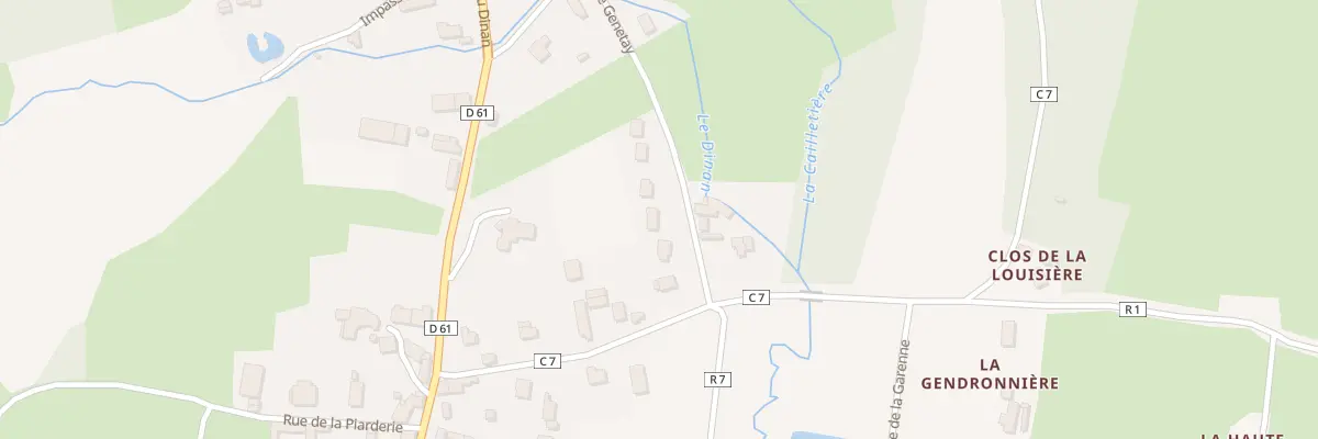 Plan du 5 Rue du Genetay à Thoiré-sur-Dinan