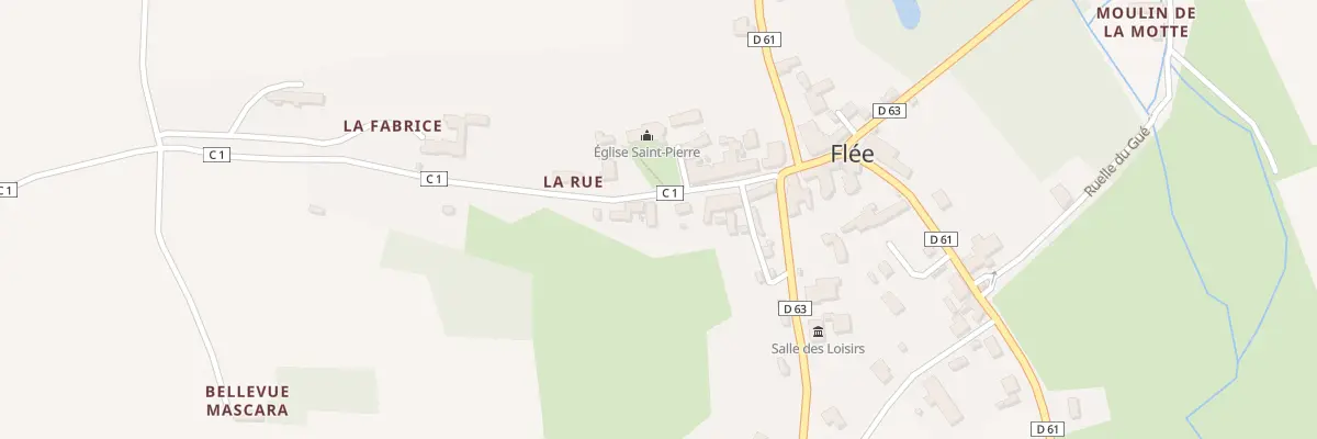 Plan du 7 Rue de Mascara à Flée