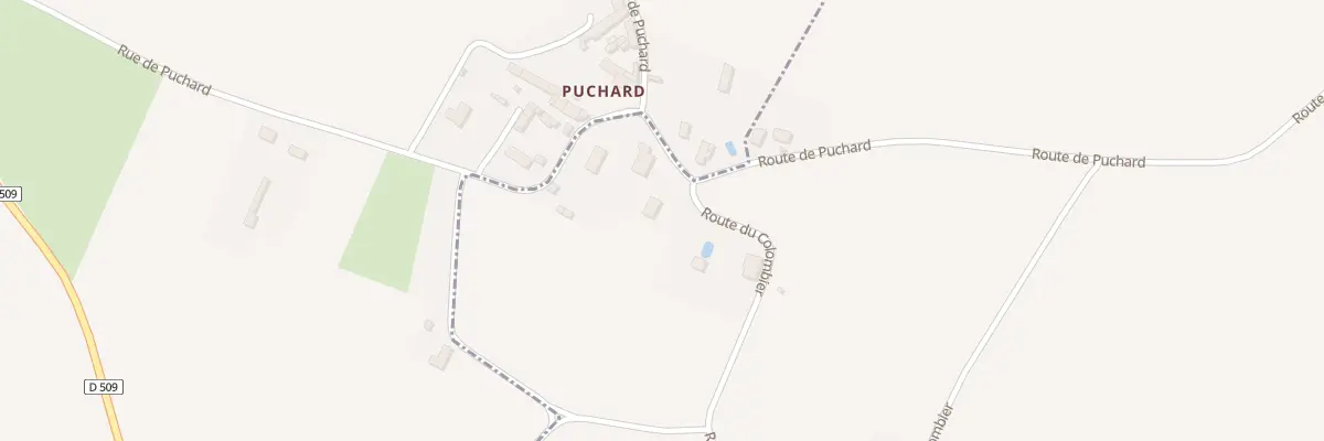 Plan du 5003 Puchard à Parçay-sur-Vienne