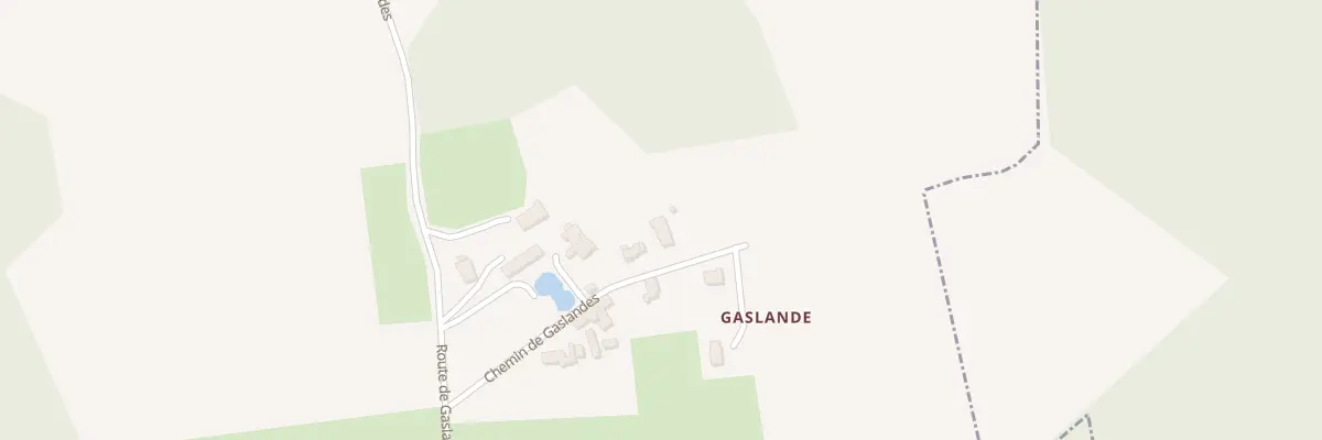 Plan du 195 Che de Gaslandes à Lombron