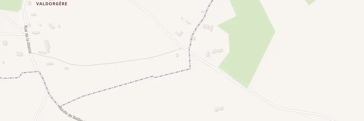 Plan du 24 Rue du Valdorgere à Bailleul-la-Vallée