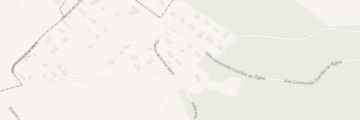 Plan du 8 Che de Fine Mare à Toutainville