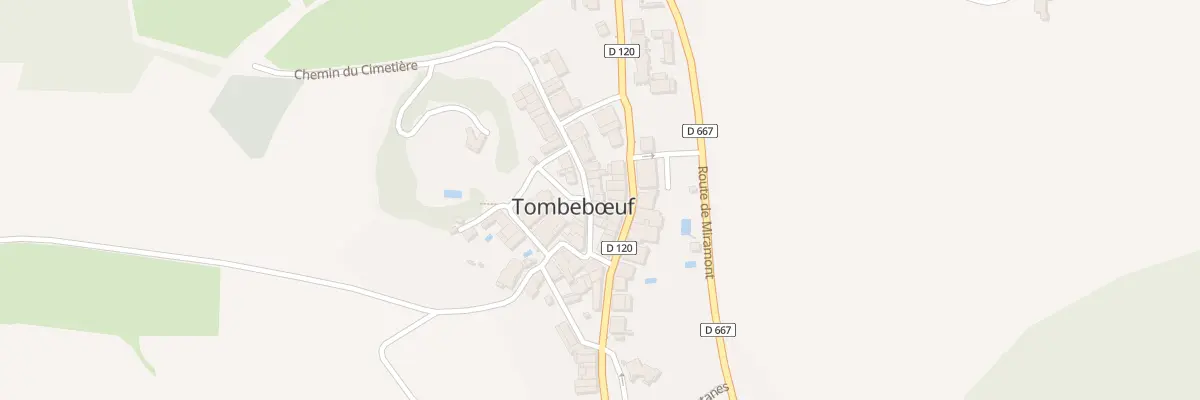 Plan du 119 Le Bourg à Tombebœuf