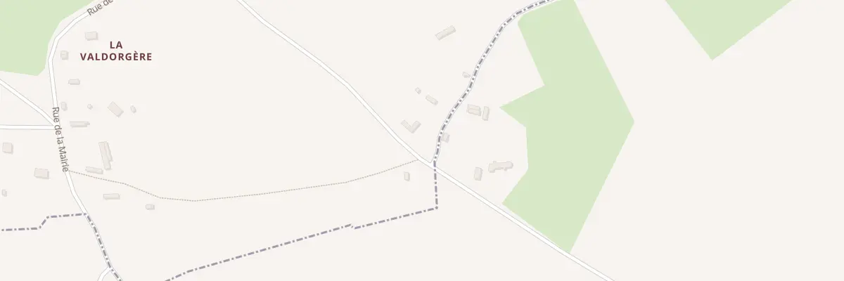 Plan du 25 Rue du Valdorgere à Bailleul-la-Vallée