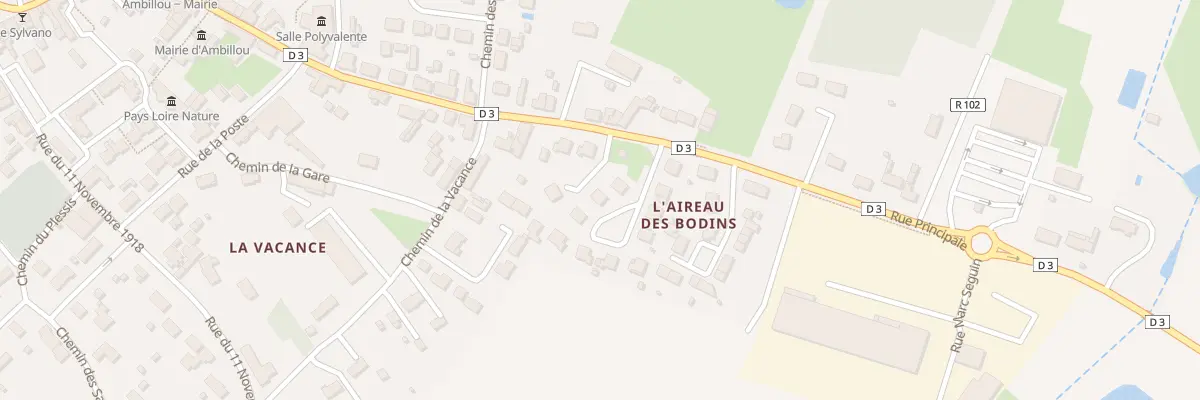 Plan du 10 Rue du Chateau d’Eau à Ambillou