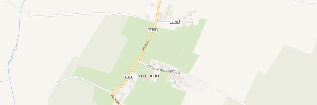 Plan du 7 Villevert à Luzé