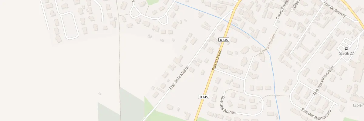 Plan du 9010 Rue de Marolles à Thiberville