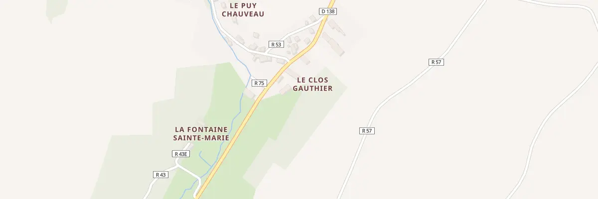 Plan du 92 Le Clos Gauthier à Avon-les-Roches
