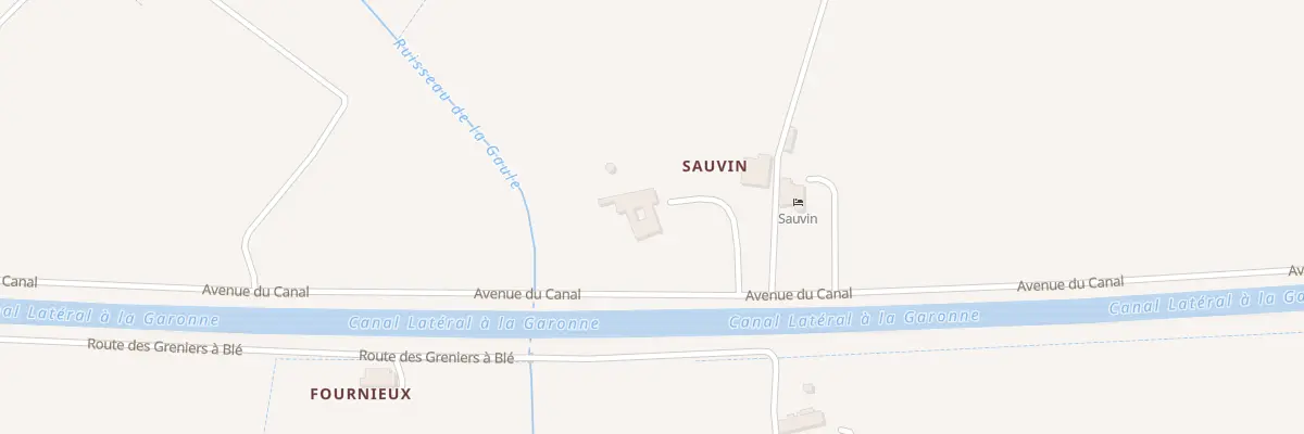 Plan du 5127 Sauvin-ouest à Montesquieu