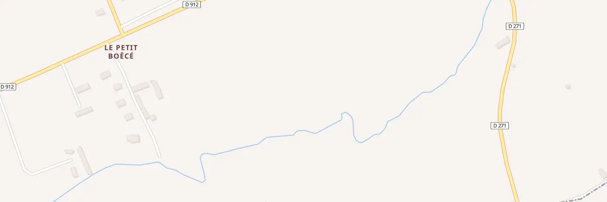 Plan du 1 Rue du Petit Boêcé à Boëcé