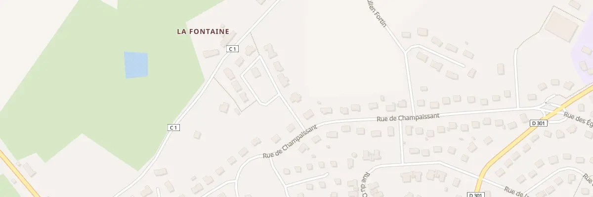 Plan du 1 Rue Louis Gagné à Saint-Cosme-en-Vairais