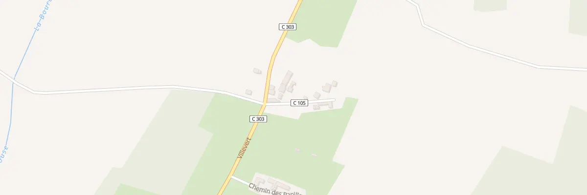 Plan du 1 Villevert à Luzé