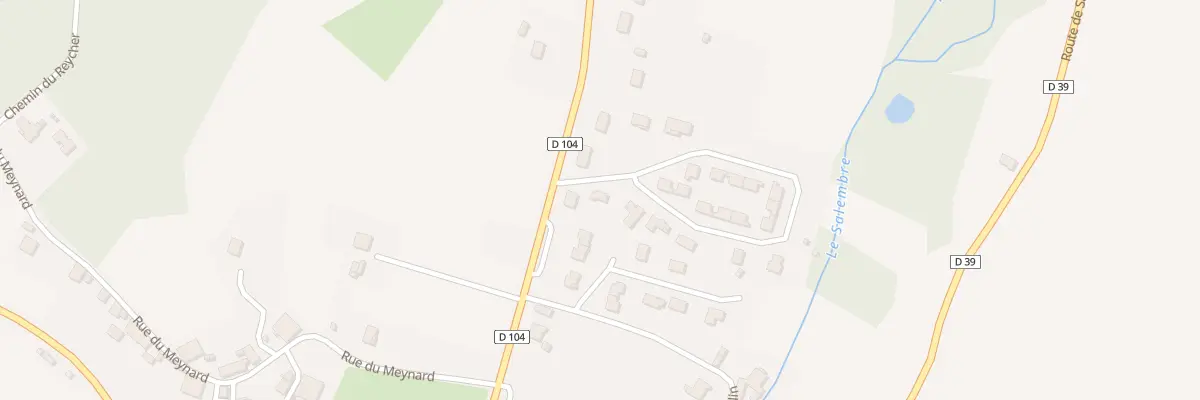 Plan du 2 Rue des Jarrissades à Saint-Germain-du-Salembre
