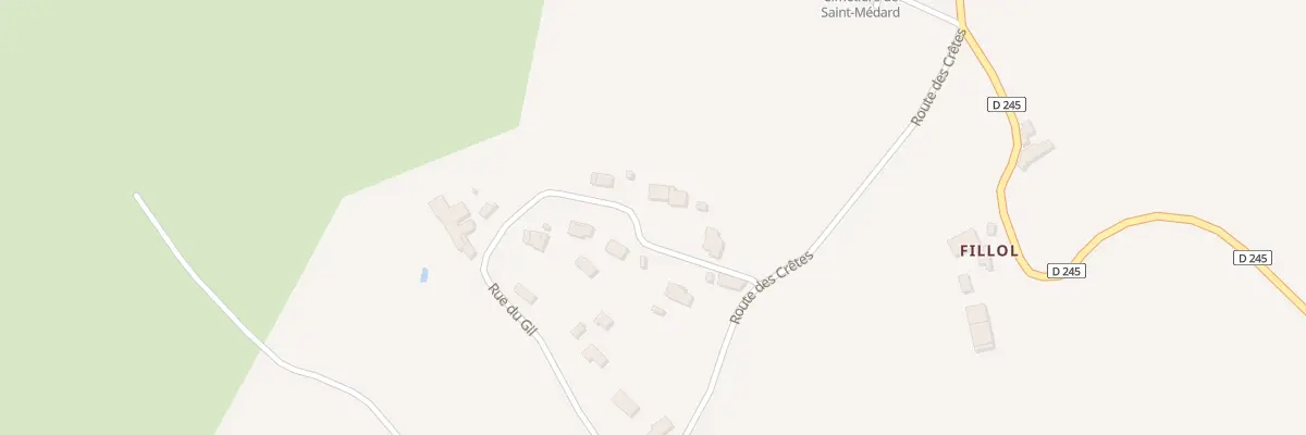 Plan du 80 Rue du Gil à Clermont-Dessous